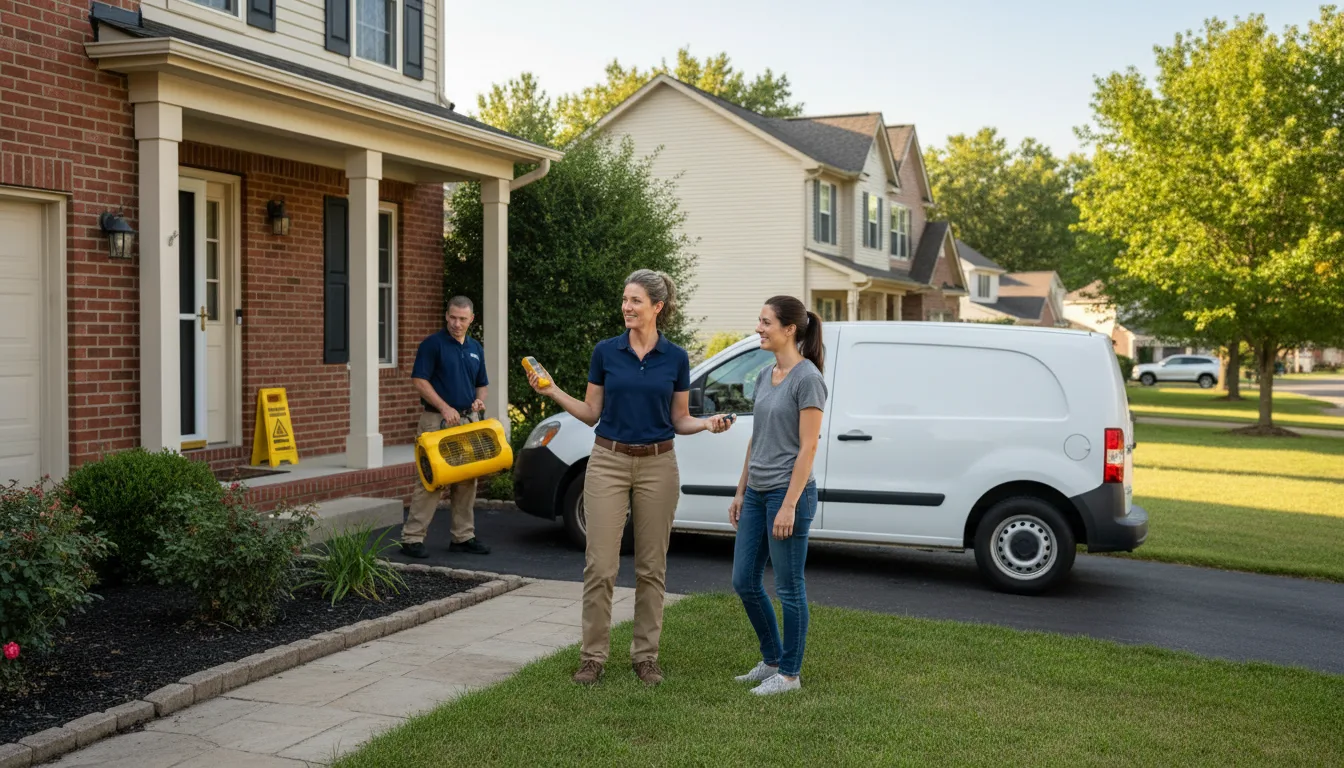 Residential water damage restoration in Robesonia, PA